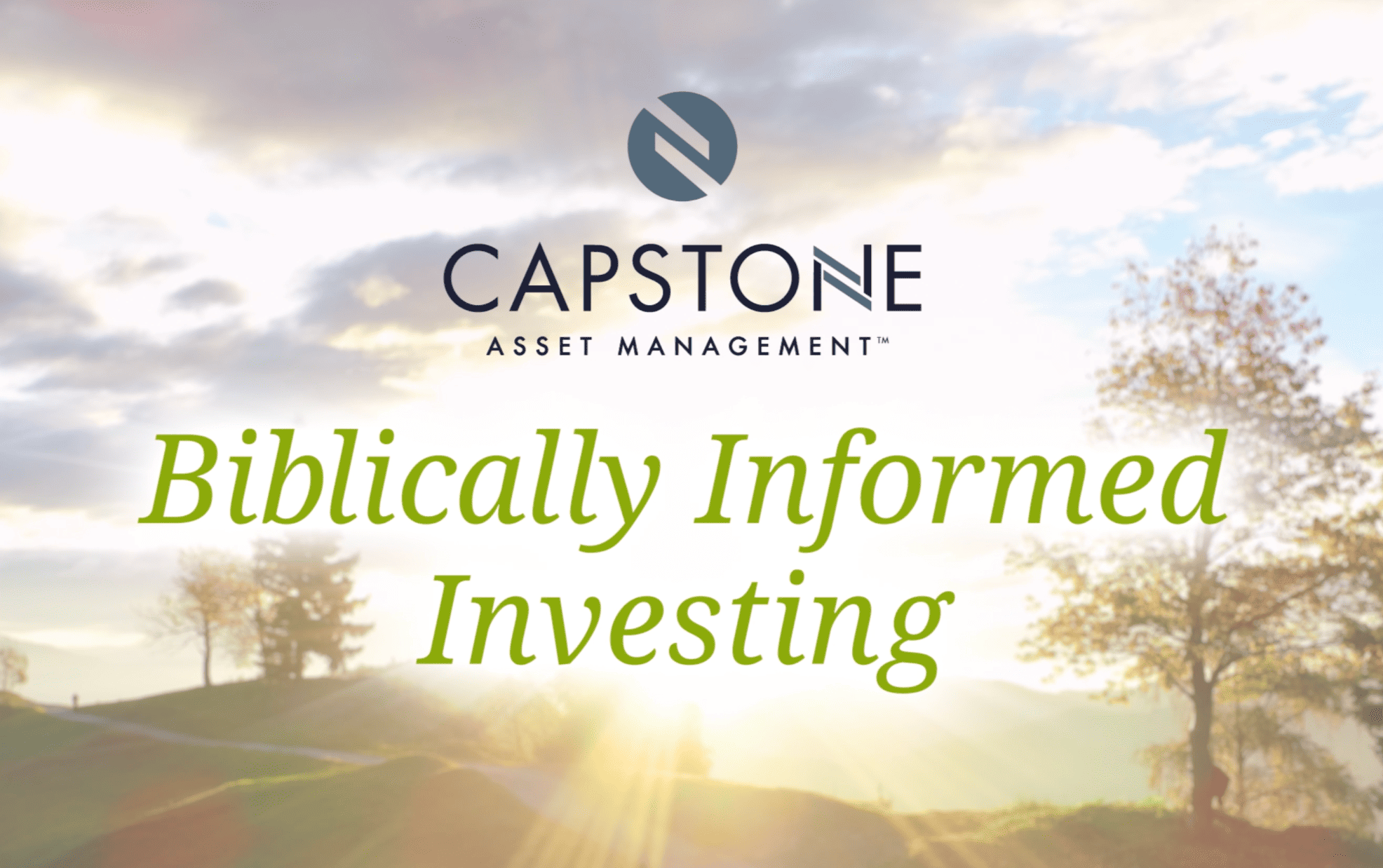 What is Biblically Informed Investing?